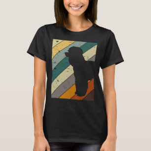 Poedel Retro Style Hondenliefhebber T-shirt