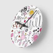 POEDEL RONDE KLOK (Hoek)