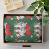 Poedel Santa Hoed Kerstmis Tissuepapier (Geschenk)