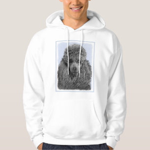 Poedel schilderij miniatuur Speelgoed zwart origin Hoodie