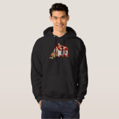 poedel slapen hoodie (Voorkant volledig)