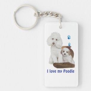 poedel sleutelhanger