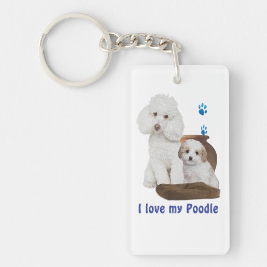 poedel sleutelhanger (Voorkant)