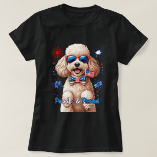 Poedel & trots – 4 juli Hond T-shirt