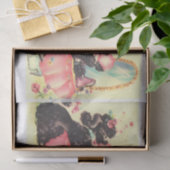  poedel voor decoupage tissuepapier (Geschenk)