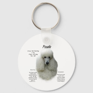 Poedel (wht) Geschiedenis Ontwerp Sleutelhanger
