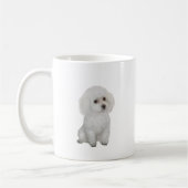 Poedel - wit 1 koffiemok (Links)