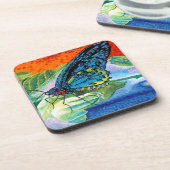 Poeder-Butterfly II Drankjes Onderzetter (Linkerzijde)