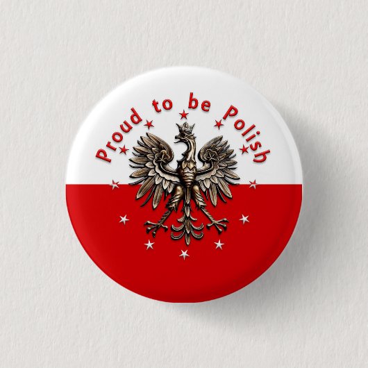 Poeder om Pools te zijn - Button (Voorkant)