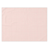 Poeder Roze Gingham Cotton Tablecloth Tafelkleed (Voorkant (Horizontaal))