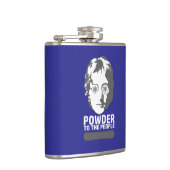 Poeder voor het volk (snowboard) heupfles (Rechts)