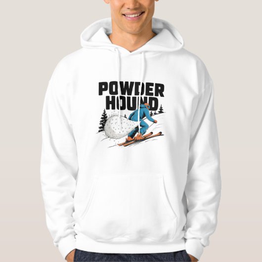 Poederhond Hoodie (Voorkant)