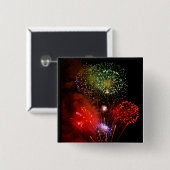 poederlucht vierkante button 5,1 cm (Voorkant /achterkant)