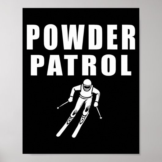 Poederpatrouille Poster (Voorkant)