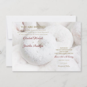 Poedersuiker Donut Bruiloft Kaart