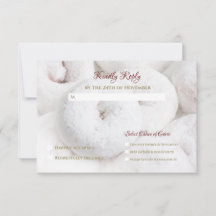 Poedersuiker Donut Bruiloft