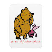 Poeh en biggetje magneet (Verticaal)