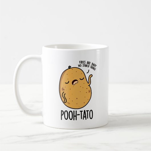 Poeh-tato Funny Potato Pun Koffiemok (Links)