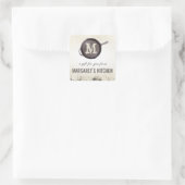 poêle à frire en fonte cuisine étiquette cadeau du (Sac)