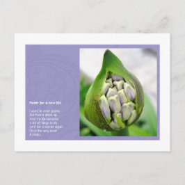 Poem for a new Life Briefkaart