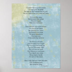 Poem over verlies en zeven poster