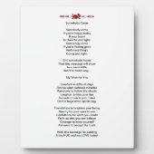 Poem Plaque Fotoplaat (Voorkant)