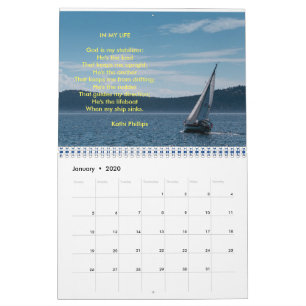 Poem van de maandelijkse kalender