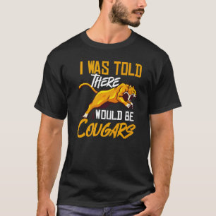 Poema Berg Leeuw Dier Kat Hoofd Schattig Wilde Kat T-shirt