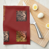 poema de serviette de thé de favoris (Quart Plié)