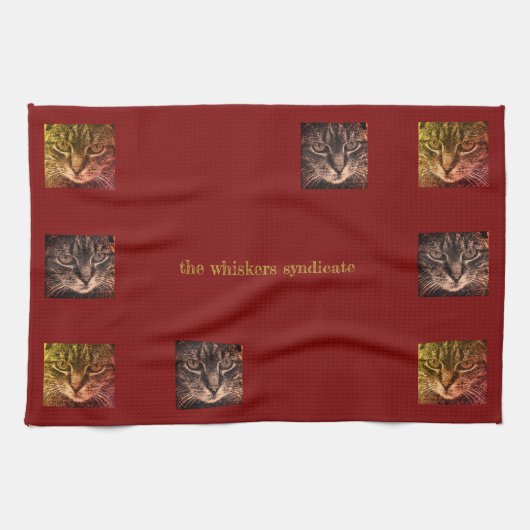 poema de serviette de thé de favoris (Horizontal)