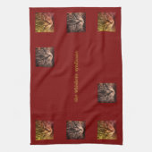 poema de serviette de thé de favoris (Vertical)