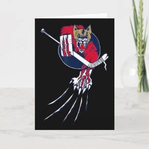 Poema Leeuw Beest IJshockey Keeper Kat Origineel G Kaart