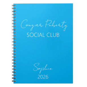 poema puberteitsclub, aangepast jaar notitieboek