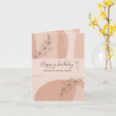 Poème amusant et tactile pour maman carte postale (Fleur jaune)