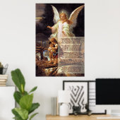 Poème Angel Guardian, Enfants, Poster Pont (Bureau à domicile)