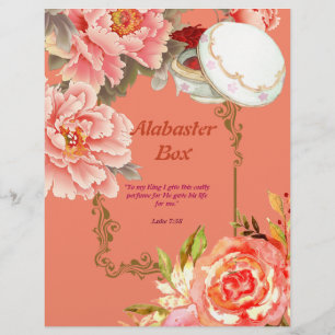 Poème boîte d'albâtre papier personnalisé