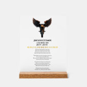 Poème commémoratif Motorcycliste (Recto)