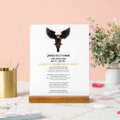 Poème commémoratif Motorcycliste (Mariage)