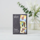 Poème commémoratif russe - Carte de prière funérai (Debout devant)