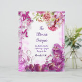 Poème de design ultime papier personnalisé (Debout devant)