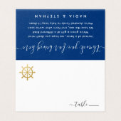 Poème de don de la carte de place de la roue de ba (Extérieur déplié)