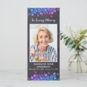 Poème de la carte de prière commémorative Rustique (Debout devant)