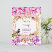 Poème de la Foi sur la chanson Papier personnalisé (Debout devant)