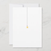 Poème de Merci de Baby shower Twinkle (Dos)