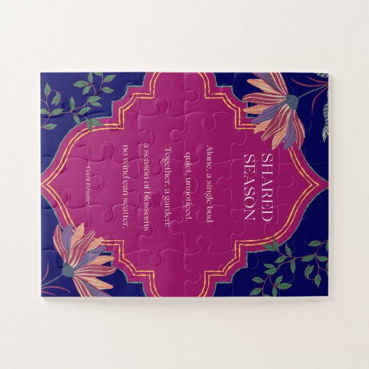 Poème de saison partagée Puzzle (Horizontal)