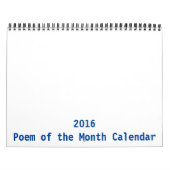 Poème du calendrier du mois (Protection)