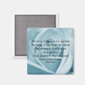 Poème du jardin de Dieu - aimant (Recto/Verso)