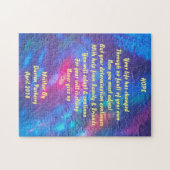 Poème "Espoir" - Puzzle (Horizontal)