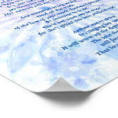 Poème : Femme Pet Loss Sympathy PB Poster Matte (Coin)