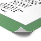 Poème Halo Dented 8,5 X 11 Poster Papier (Matte) (Coin)